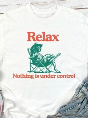 Chill GSP Vintage T-Shirt - Relax Nothing Is Under Control German Pointer Tee